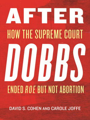 cover image of After Dobbs